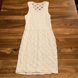 BANANA REPUBLIC White Crochet Dress